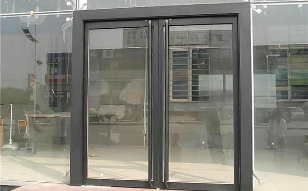 康乐玻璃地弹门