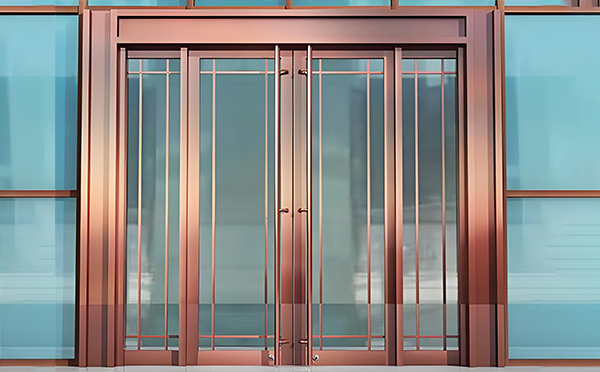 康乐玻璃地弹门