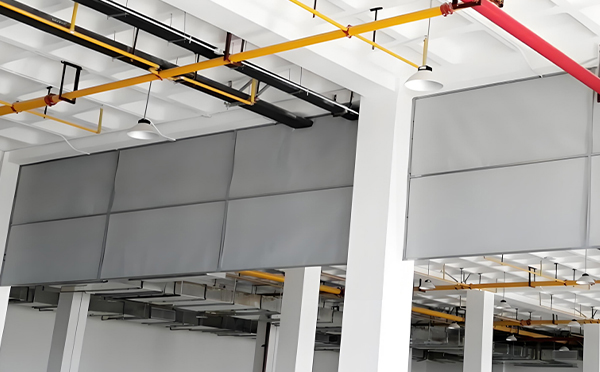 商场防烟分区常闭节点:康乐挡烟垂壁高度与控制器接线图解 商场防烟分区常闭节点:康乐挡烟垂壁高度与控制器接线图解